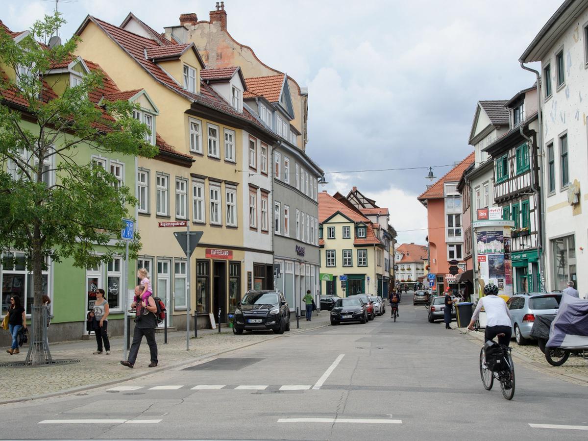 Ferienwohnung Lange Brücke Érfurt Exterior foto